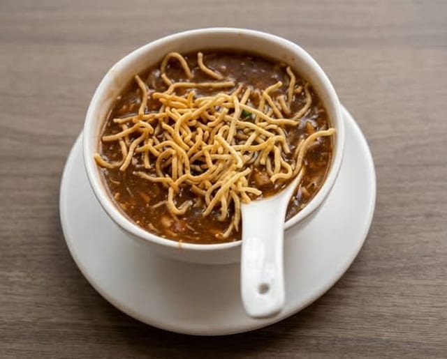 Chicken Manchow Soup.