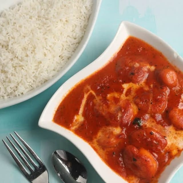 Shrimp Tikka Masala.